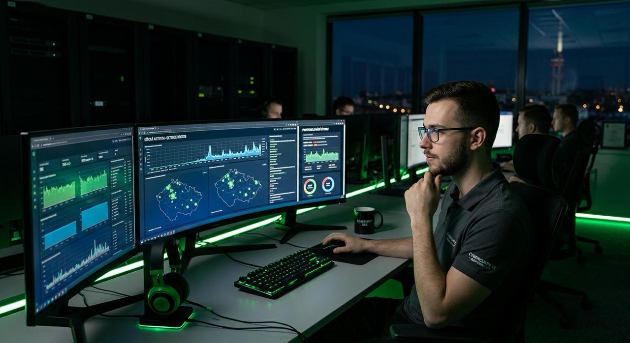 Monitoring bezpečnosti sítě